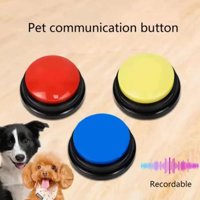 Recordable Talking Dog Toy - Portable Pet Speaking Button Starter Kit