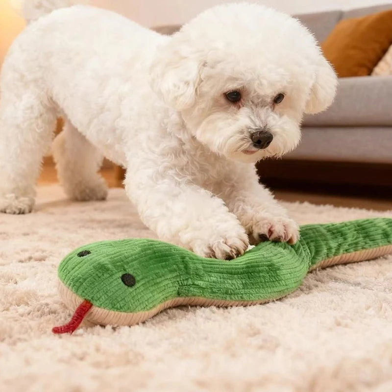 Interactive Snake Kicker Toy for Cats - 16.5in Plush Chew Toy