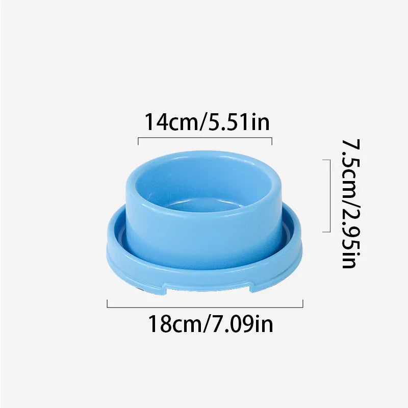 Non-Slip Pet Food & Water Bowl - Durable Feeding Dish for Dogs & Cats