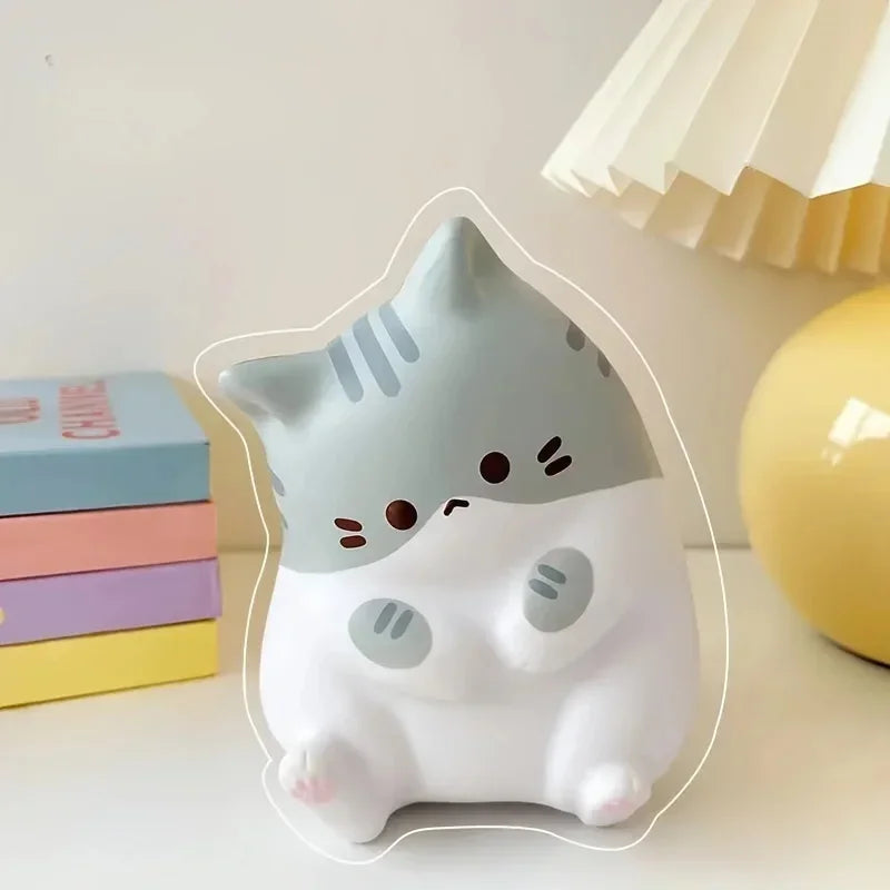 Cat-Shaped Squishy Fidget Toy - Slow Rebound Stress Ball