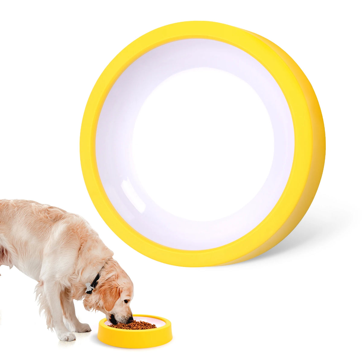 Fun Slow Feeder Puzzle Bowl for Dogs - Anti-Gulping, All Sizes