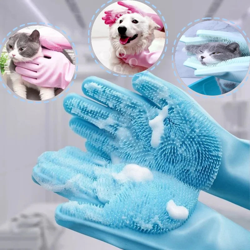 Silicone Pet Grooming Glove