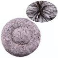 Round Plush Dog & Cat Bed House - Warm Winter Cave, 6 Sizes
