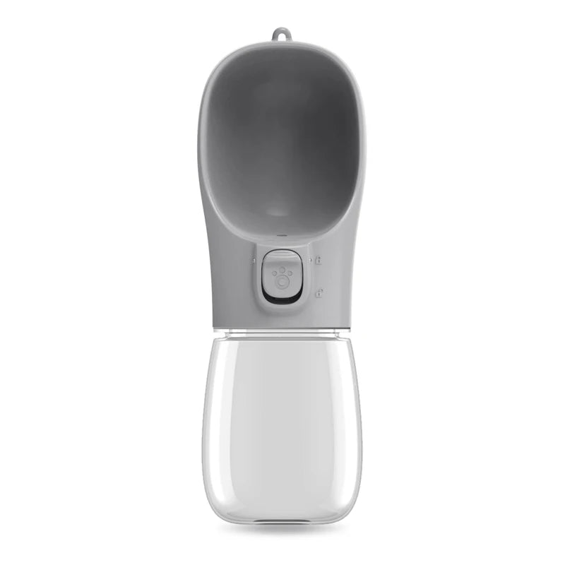 Portable Pet Water Bottle with Built-In Bowl