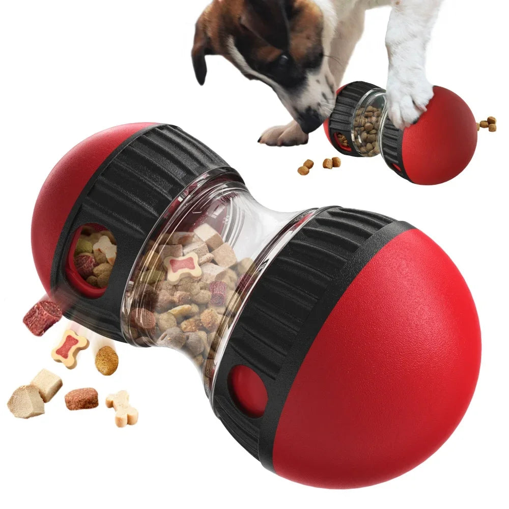 Elliptical Track Ball Puzzle Toy - Interactive Treat Dispensing Toy for Dogs