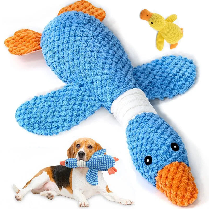 Durable Chew Toy for Aggressive Chewers - Interactive Plush Toy for Dogs & Cats