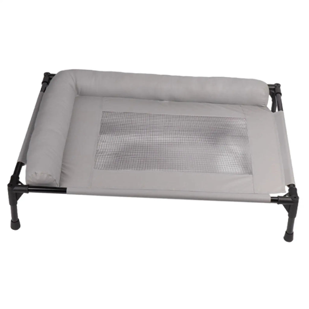 Elevated Metal Frame Pet Cot - Heavy-Duty Indoor/Outdoor Bed