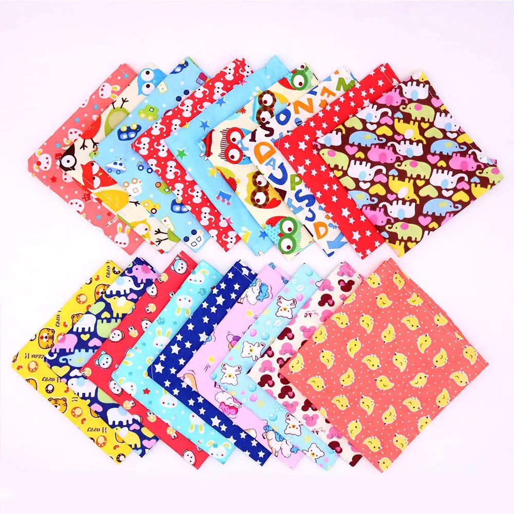 5PCS/S M L XL Dog Bandana Bulk Pet Dog Triangular Scarf Cotton Handkerchief and Scarf For Dogs Cat Bib Pet Dog Accessories
