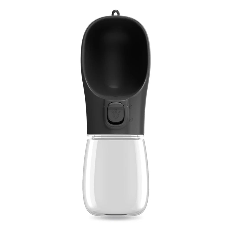 Portable Pet Water Bottle with Built-In Bowl
