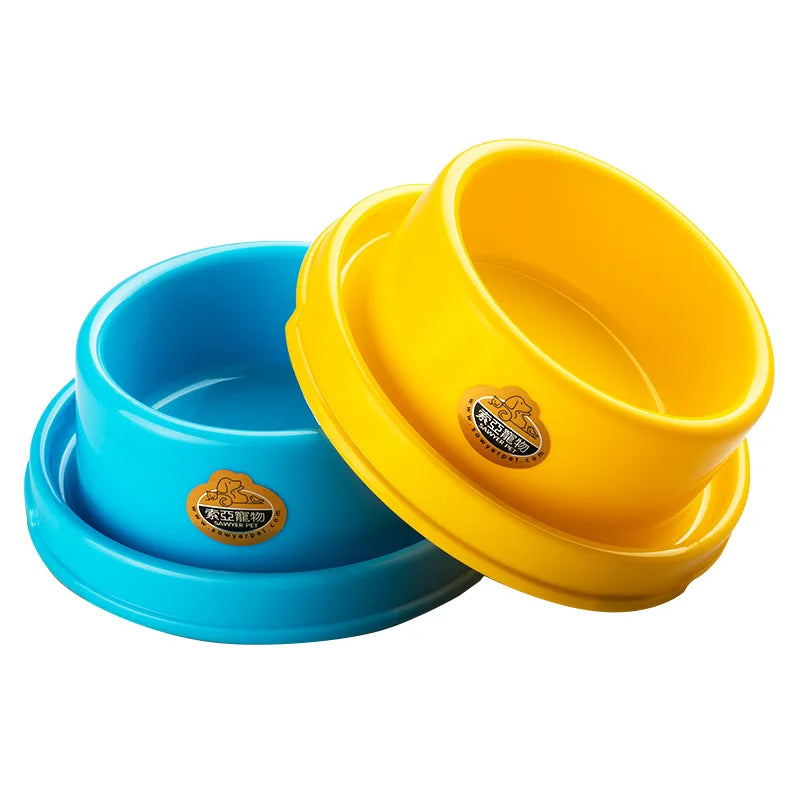 Non-Slip Pet Food & Water Bowl - Durable Feeding Dish for Dogs & Cats