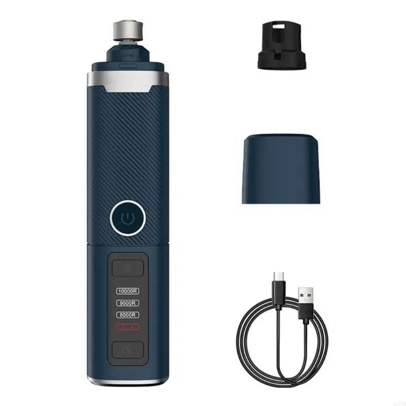 USB Rechargeable Pet Nail Grinder - 3-Speed Painless Trimmer