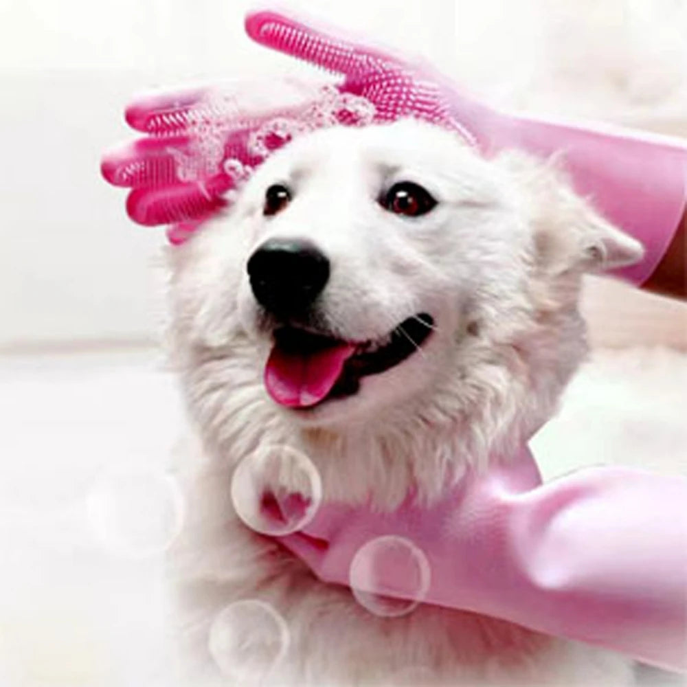 Silicone Pet Grooming Glove