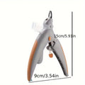 Professional Pet Nail Clipper With LED Light Safety Guard Cat Dog Toenail Scissors Trimmer Grooming Tool For Small Pets