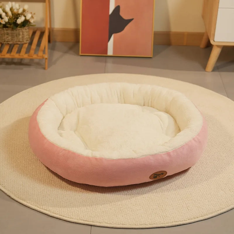 Plush Winter Pet Nest Bed