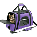 Soft Pet Carrier Bag - Airline Approved Travel Bag for Cats & Dogs up to 20 lbs