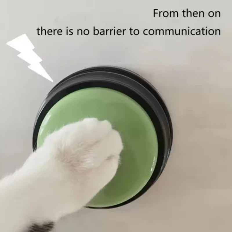 Recordable Talking Dog Toy - Portable Pet Speaking Button Starter Kit
