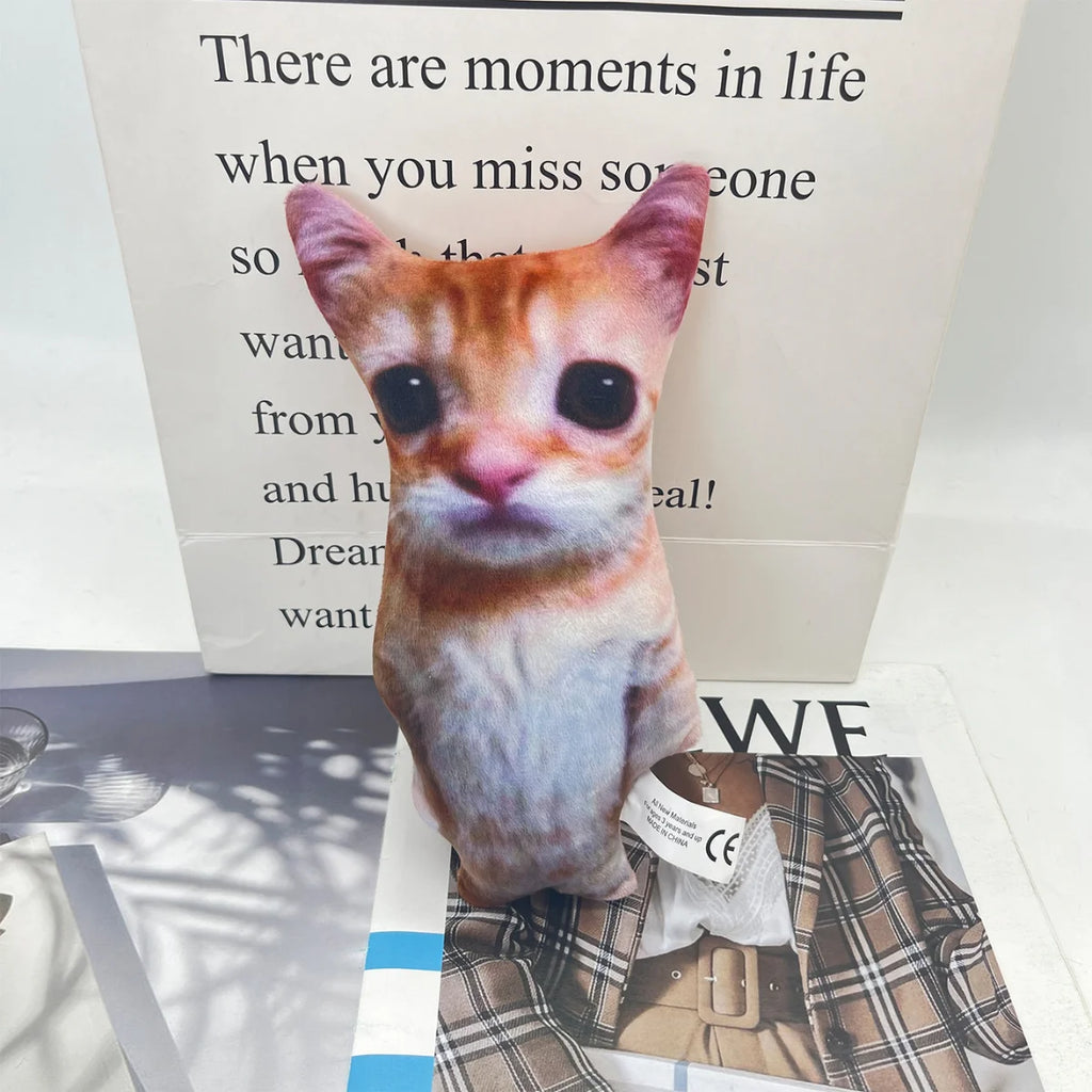 21cm Plush Cat Toy - Cute Stuffed Animal Kids Gift