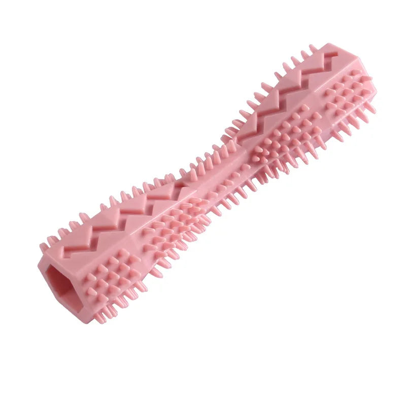 Durable Dog Teething Chew Stick with Treat Dispenser