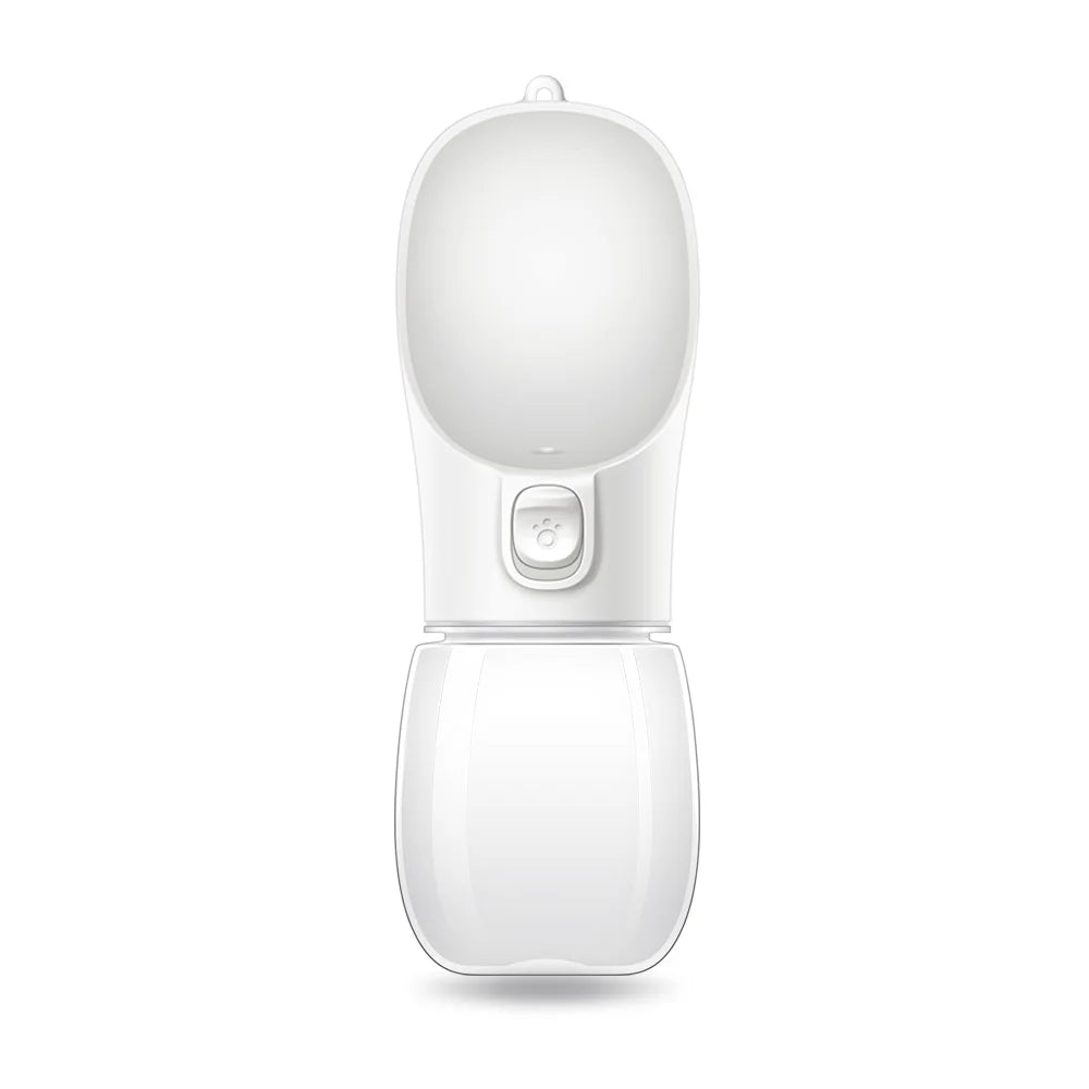 Portable Pet Water Bottle with Built-In Bowl