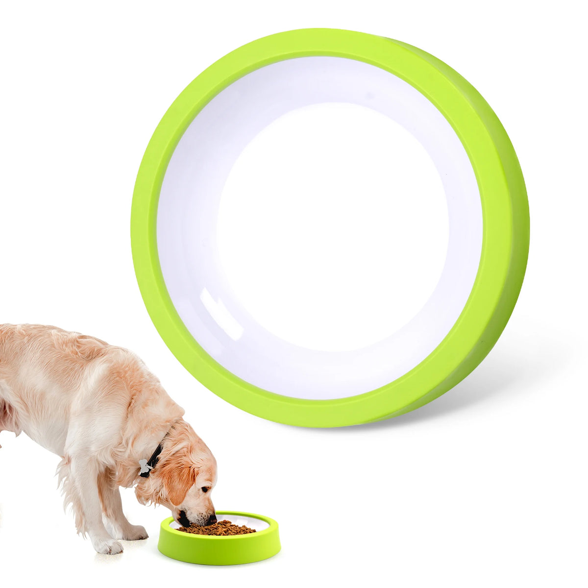 Fun Slow Feeder Puzzle Bowl for Dogs - Anti-Gulping, All Sizes