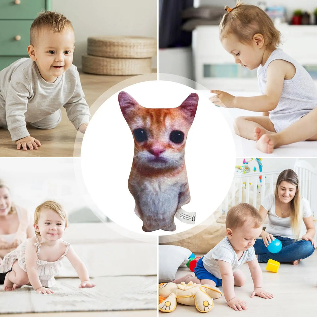 21cm Plush Cat Toy - Cute Stuffed Animal Kids Gift