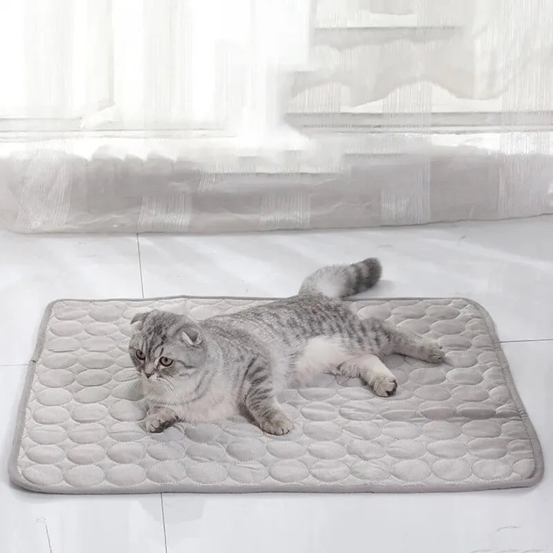 Summer Cooling Sofa Mat for Cats & Dogs - Durable Chill Pad