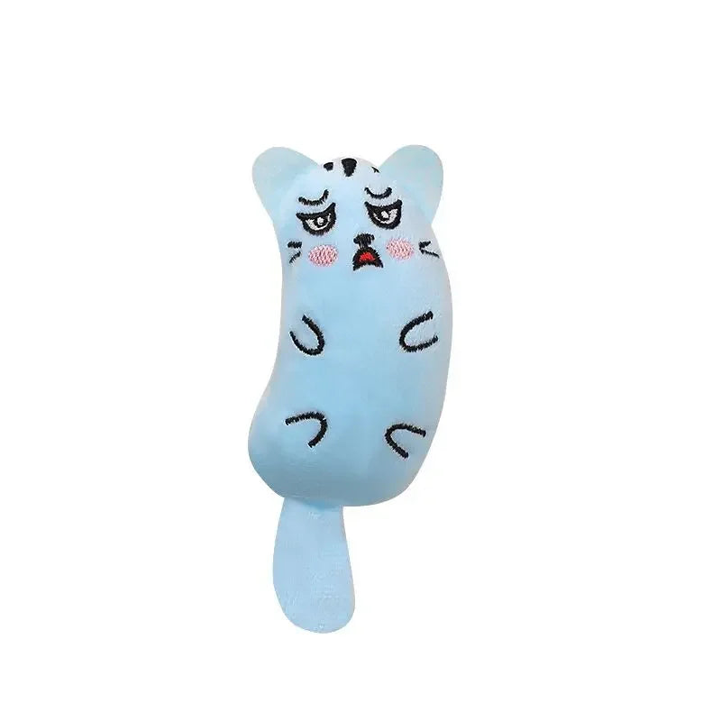 Interactive Turntable Cat Toy with Catnip - Teeth Grinding Chew Toy for Kittens & Cats