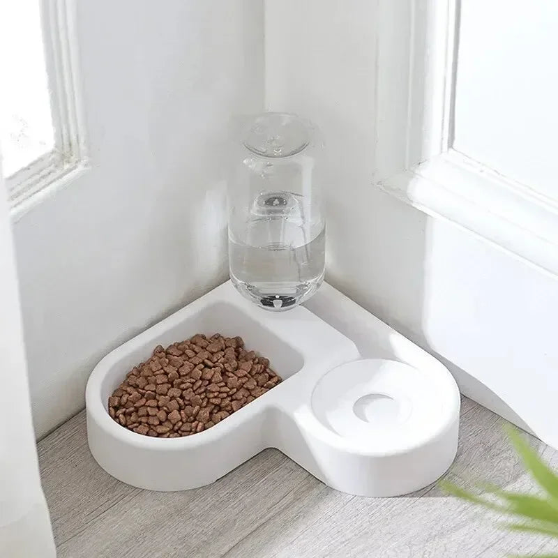 Dog and Cat Bowl-Pet Feeders and Food Bowl Set Suitable for Cats and Dogs Drinking Pet Bowl Moisture-proof New Automatic Double