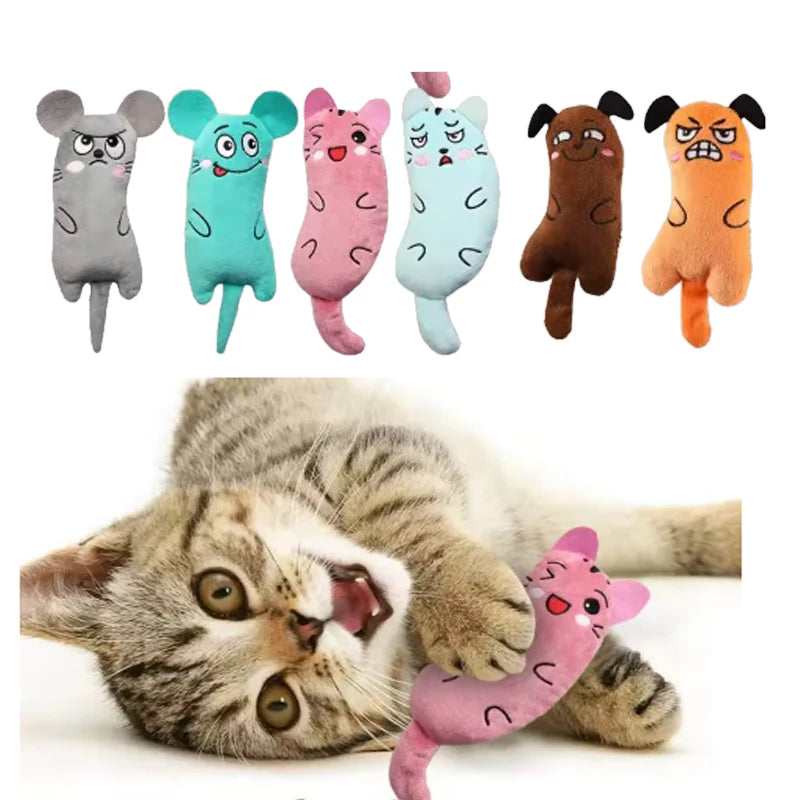 Interactive Turntable Cat Toy with Catnip - Teeth Grinding Chew Toy for Kittens & Cats