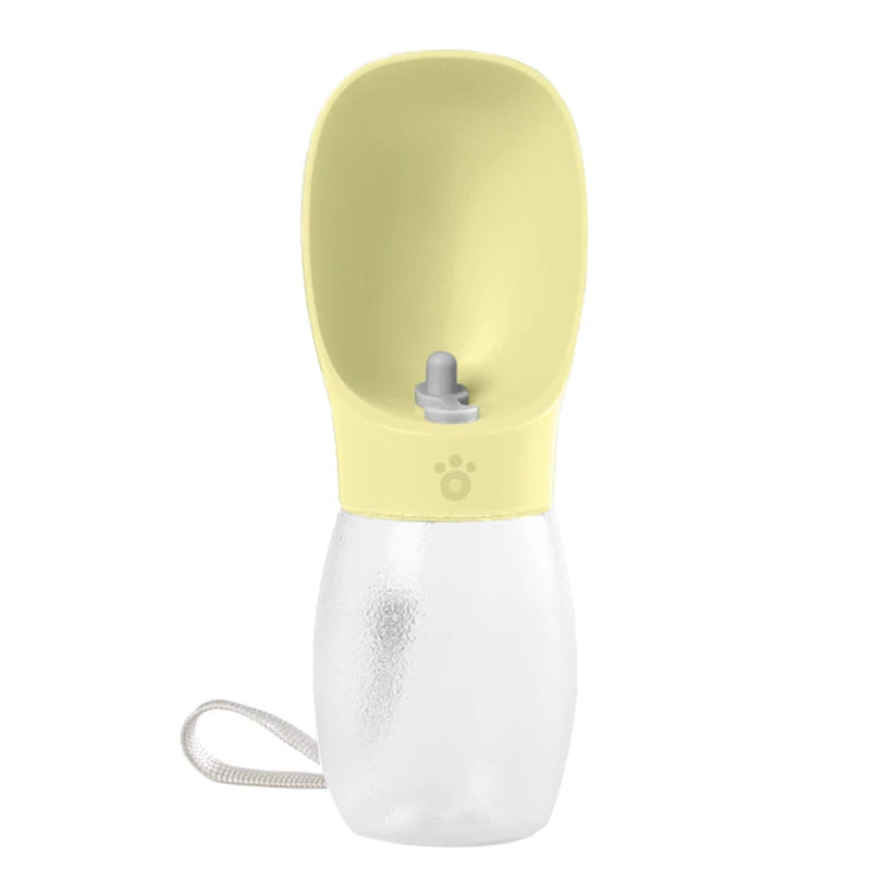 Portable Dog Water Bottle 300ml - Hiking Bowl Feeder for Dogs & Cats