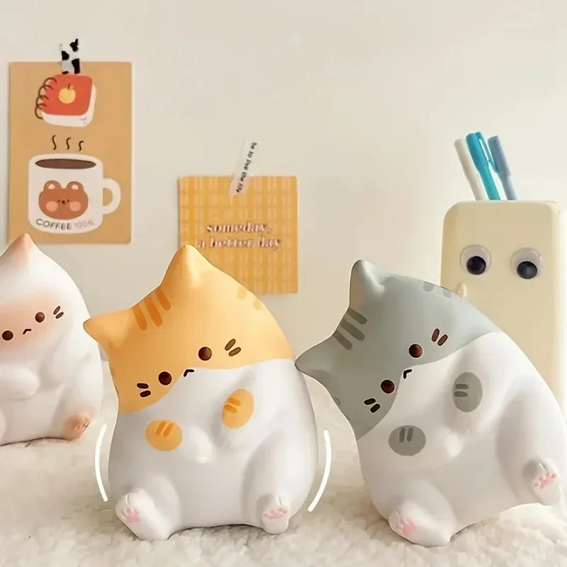 Cat-Shaped Squishy Fidget Toy - Slow Rebound Stress Ball