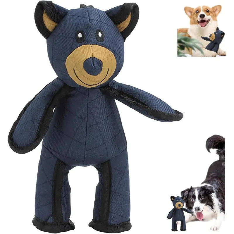Heavy-Duty Chew Toy for Dogs - Durable Squeaky Teddy Bear Toy for Large Breeds