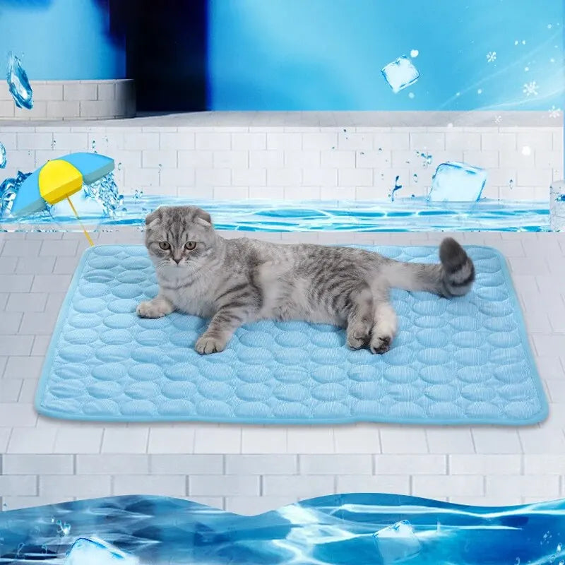 Summer Cooling Sofa Mat for Cats & Dogs - Durable Chill Pad