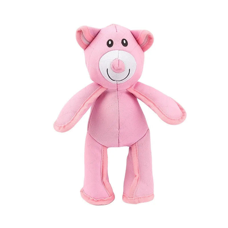 Heavy-Duty Chew Toy for Dogs - Durable Squeaky Teddy Bear Toy for Large Breeds
