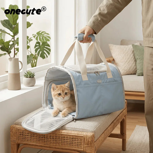 Airline-Approved Pet Travel Bag - Breathable Carrier for Small Dogs & Cats