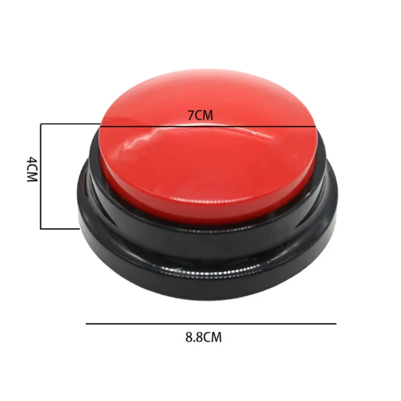Recordable Talking Dog Toy - Portable Pet Speaking Button Starter Kit