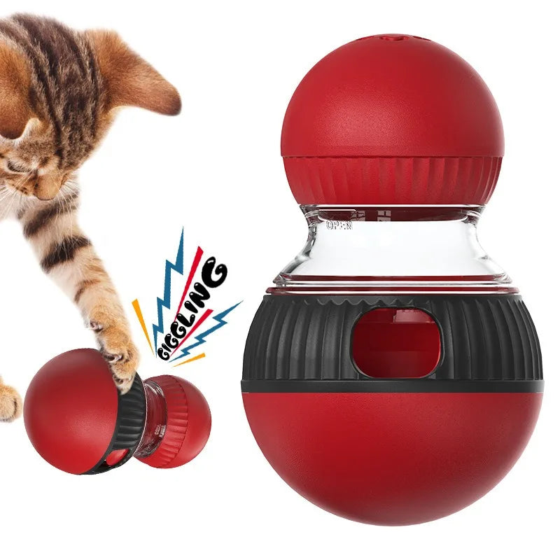 Elliptical Track Ball Puzzle Toy - Interactive Treat Dispensing Toy for Dogs