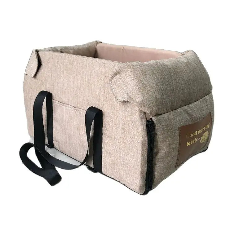 Portable Pet Car Seat Carrier - Safe Travel Bed for Small & Medium Dogs and Cats