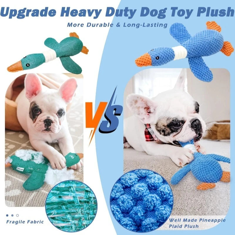 Durable Chew Toy for Aggressive Chewers - Interactive Plush Toy for Dogs & Cats