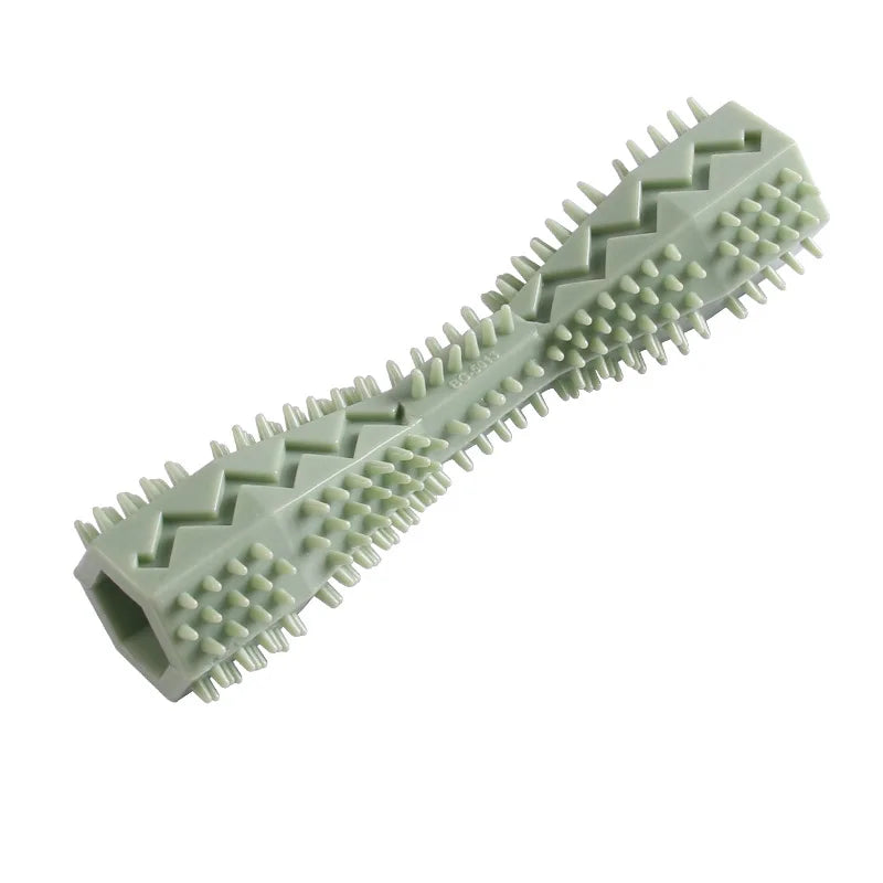 Durable Dog Chew Stick Teething Toy Bite Resistant Leakage Food Dispenser Pet Teeth Cleaning Interactive Dog Training Toy