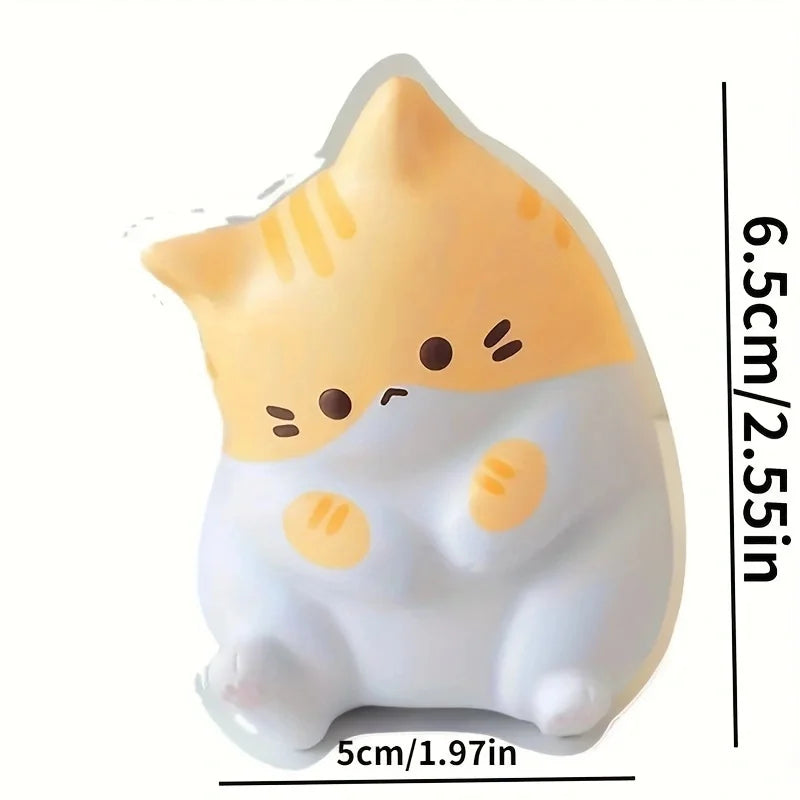 Cat-Shaped Squishy Fidget Toy - Slow Rebound Stress Ball