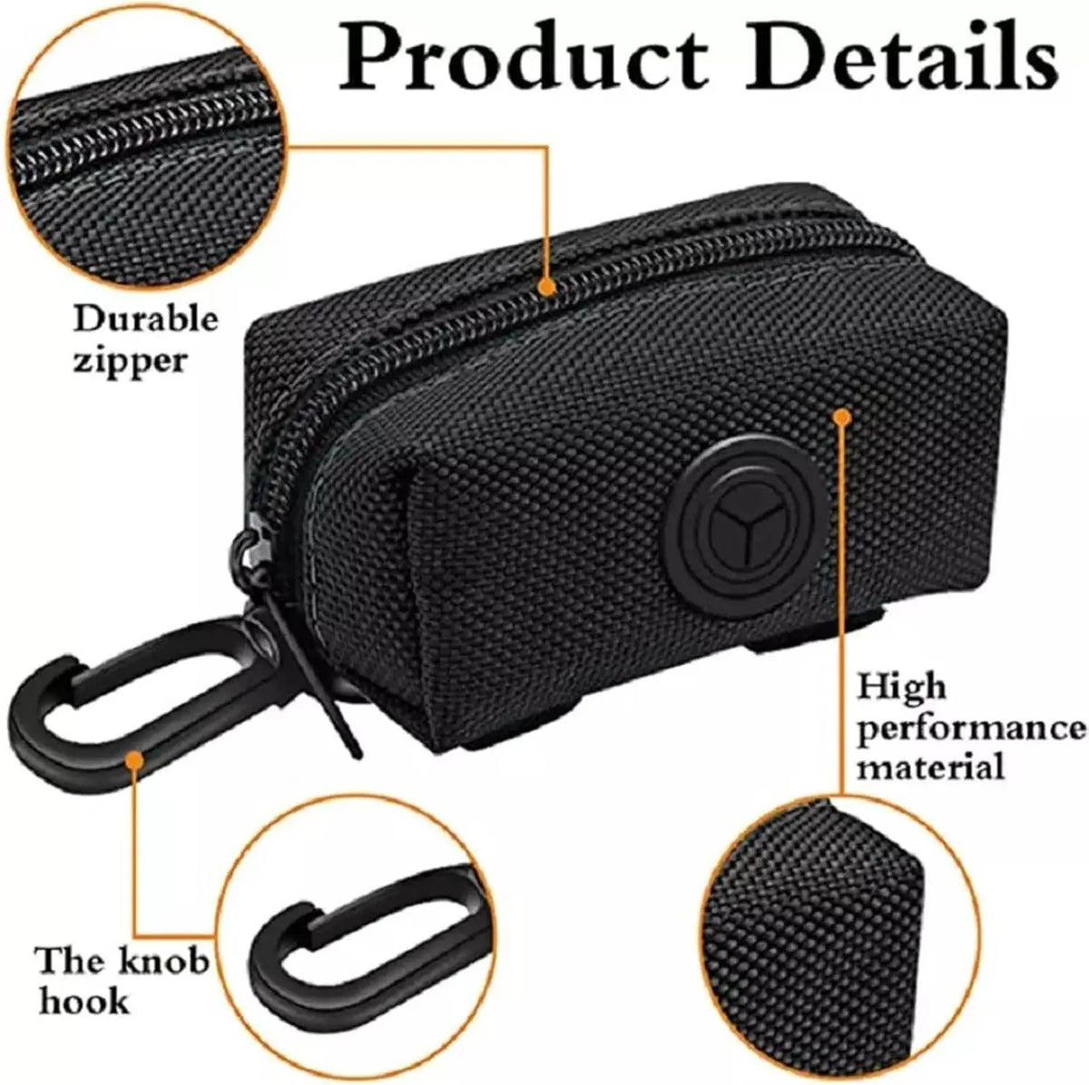 Compact Dog Poop Bag Holder