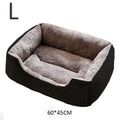 Cozy Basket Bed for Cats & Small Dogs - Soft Cushioned House