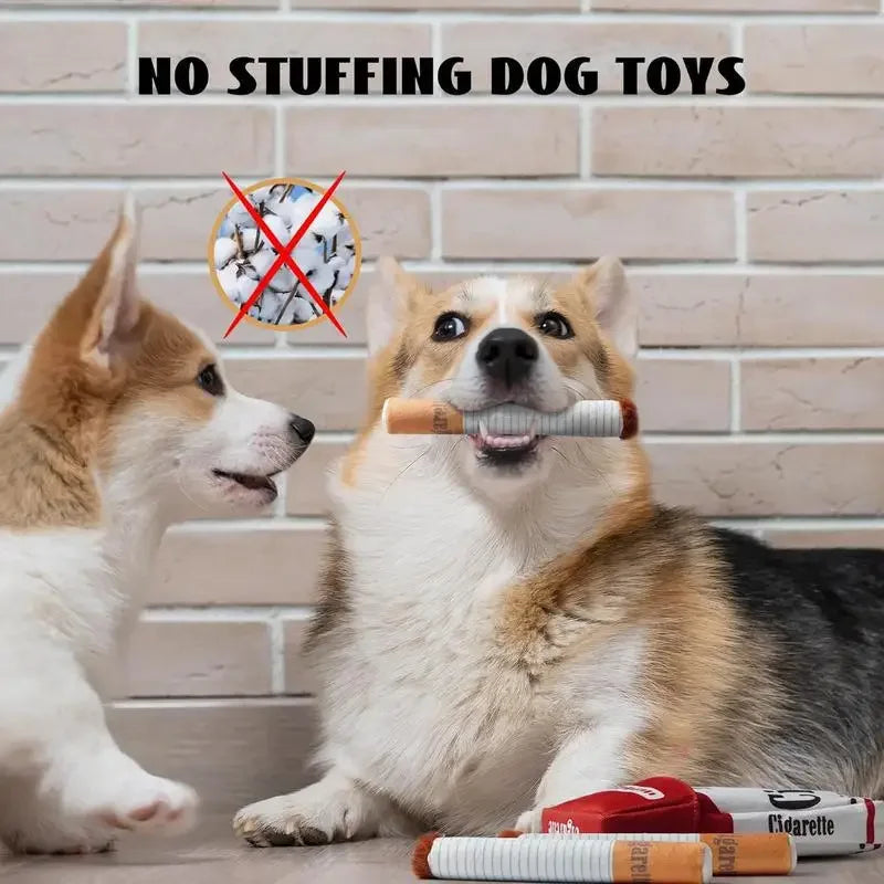 Giggling Plush Dog Toy - Fun Squeaky Chew Toy & Gift for Dogs