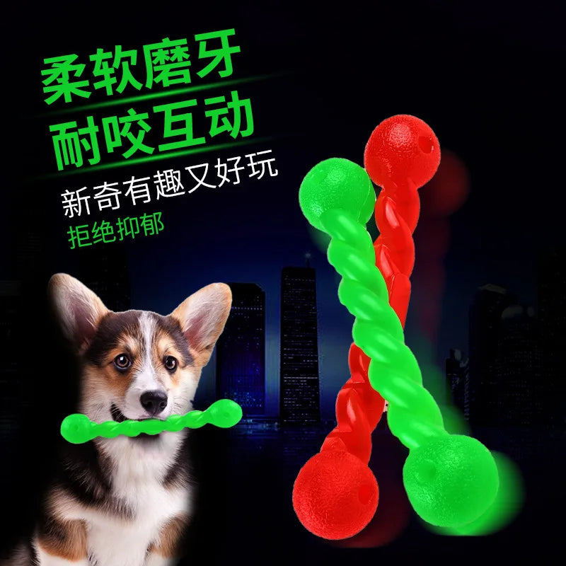 Durable Dog Chew Toy - Teething Stick for Dental Cleaning & Teeth Grinding