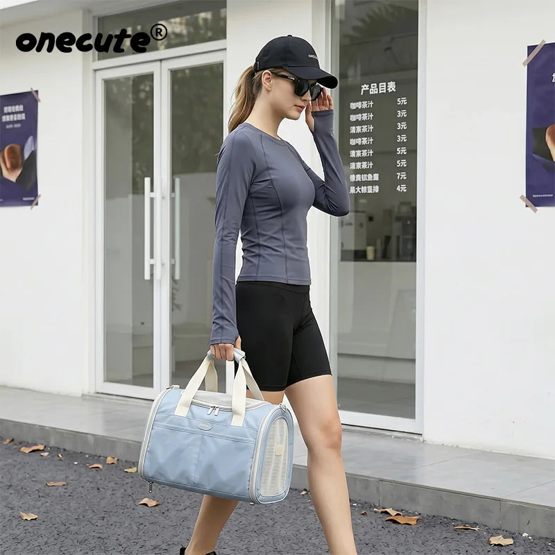 Airline-Approved Pet Travel Bag - Breathable Carrier for Small Dogs & Cats