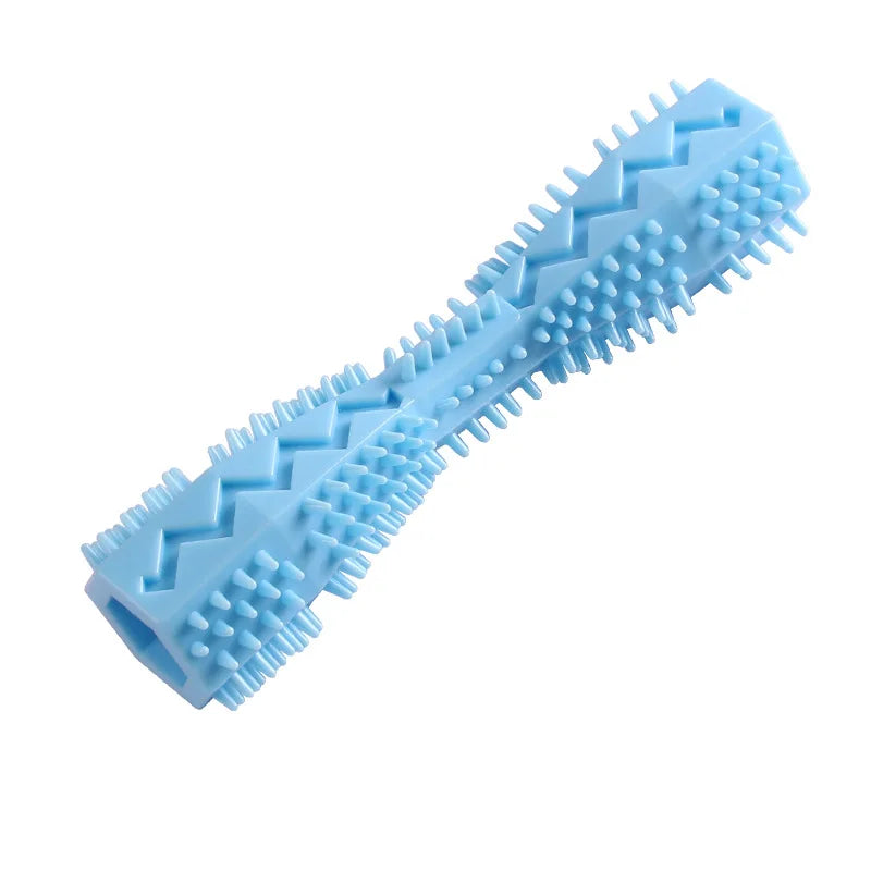 Durable Dog Teething Chew Stick with Treat Dispenser