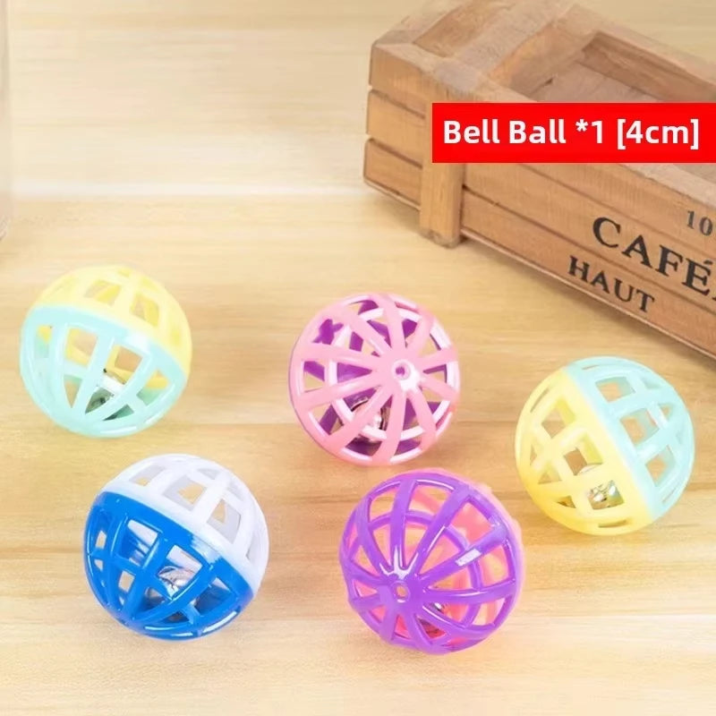 Felt Puzzle Box Cat Toy - Interactive Ball Hunting Game