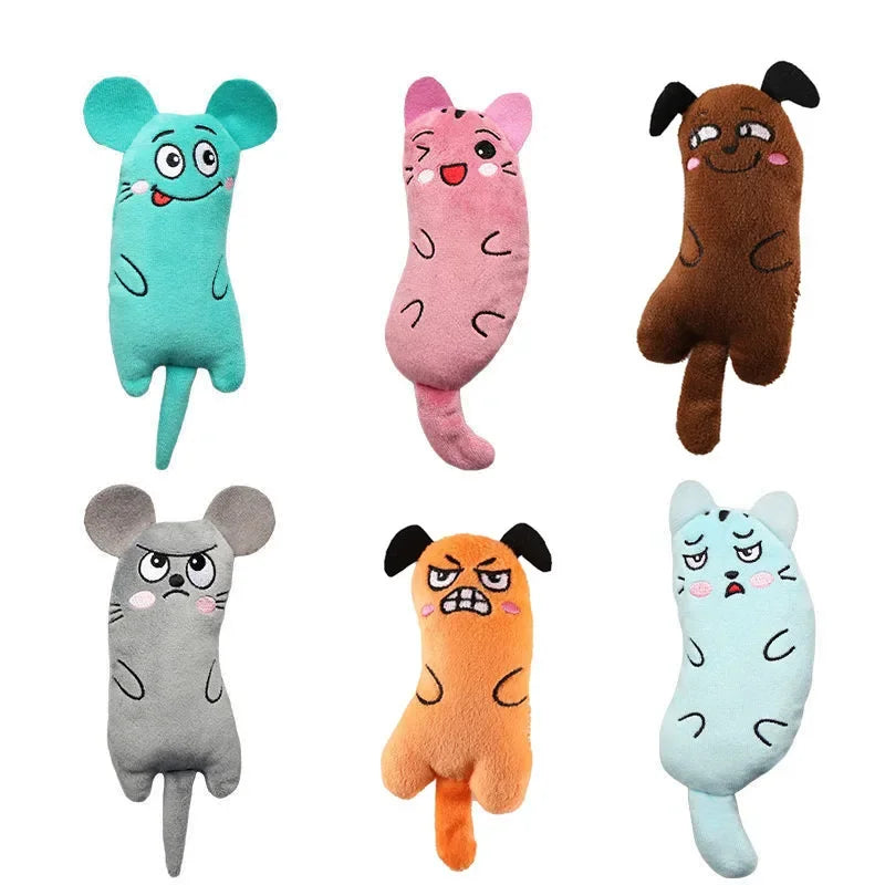 Interactive Turntable Cat Toy with Catnip - Teeth Grinding Chew Toy for Kittens & Cats