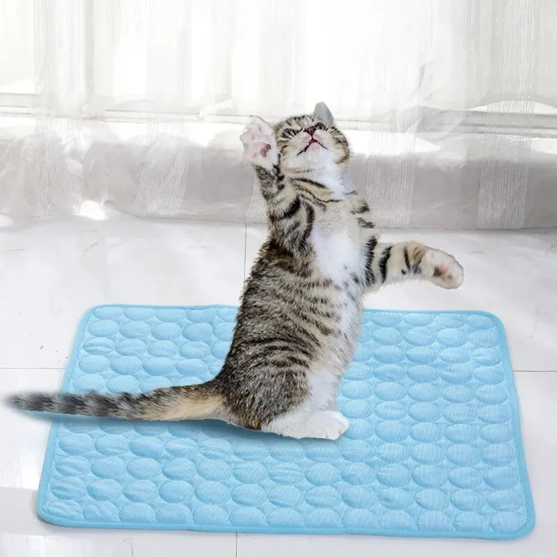 Summer Cooling Sofa Mat for Cats & Dogs - Durable Chill Pad